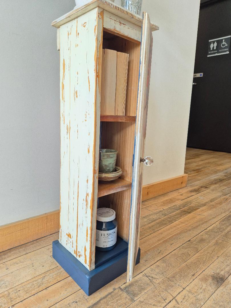 Birds and Blossoms Storage Cabinet