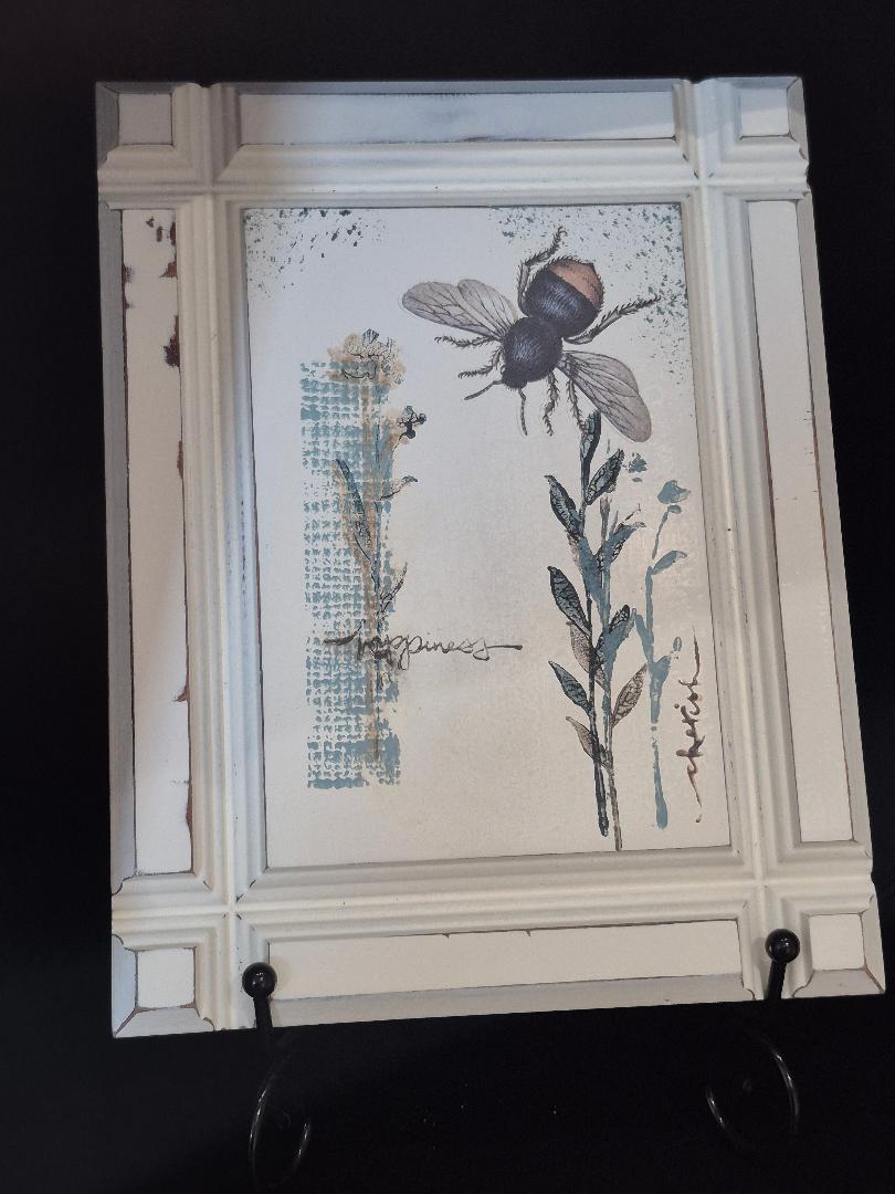 Rustic Bee Plaque