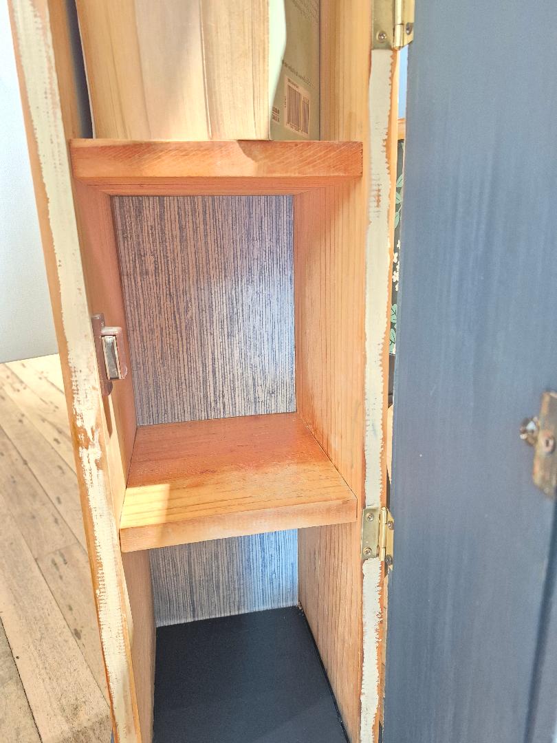 Birds and Blossoms Storage Cabinet