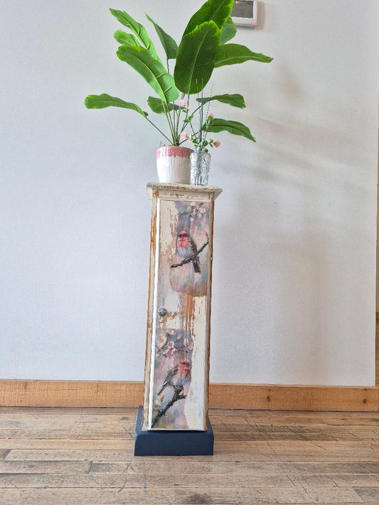Birds and Blossoms Storage Cabinet