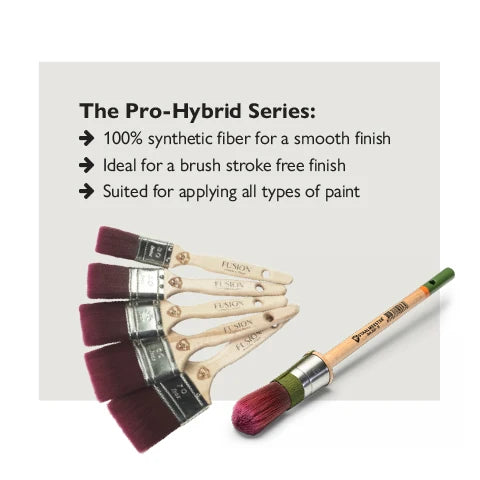 ProHybrid 1" Flat brush