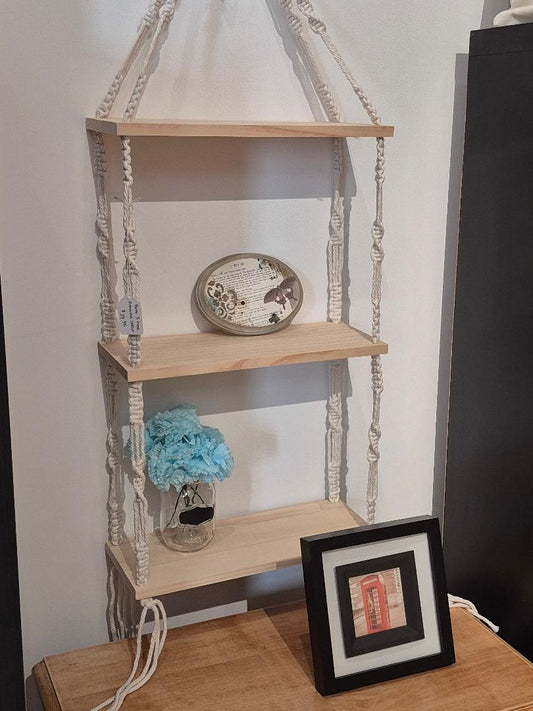 Boho Hanging Shelves
